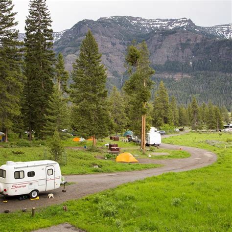 camping yellowstone national park camping